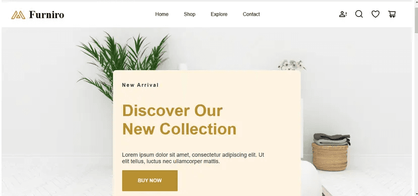 Furniro E-Commerce UI