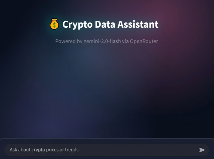 CryptoDataAgent