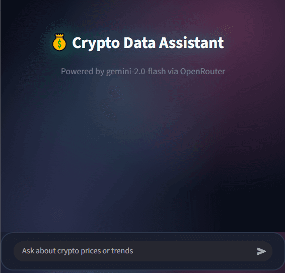 CryptoDataAgent
